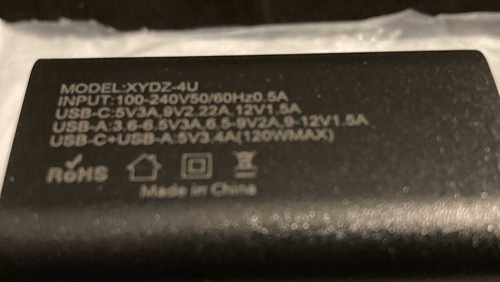 Carregador 120W USB-3 → Portes GRÀTIS ←