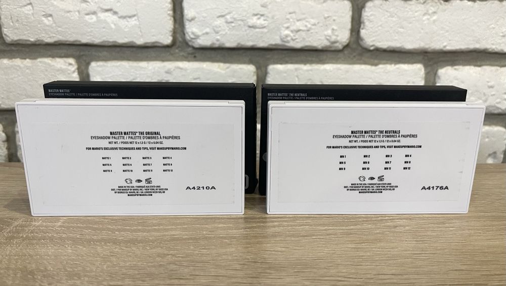 Палетка тіней MAKEUP BY MARIO Master Mattes - Нові/Оригінал