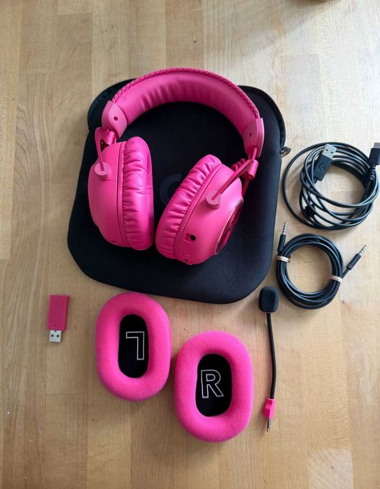 Słuchawki Logitech G Pro X2 Wireless Magenta