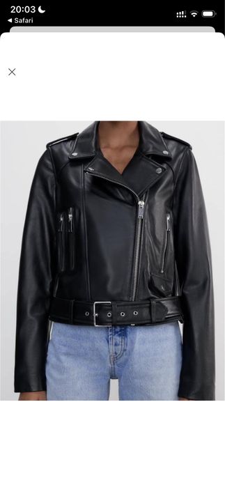 Шкіряна куртка Zara