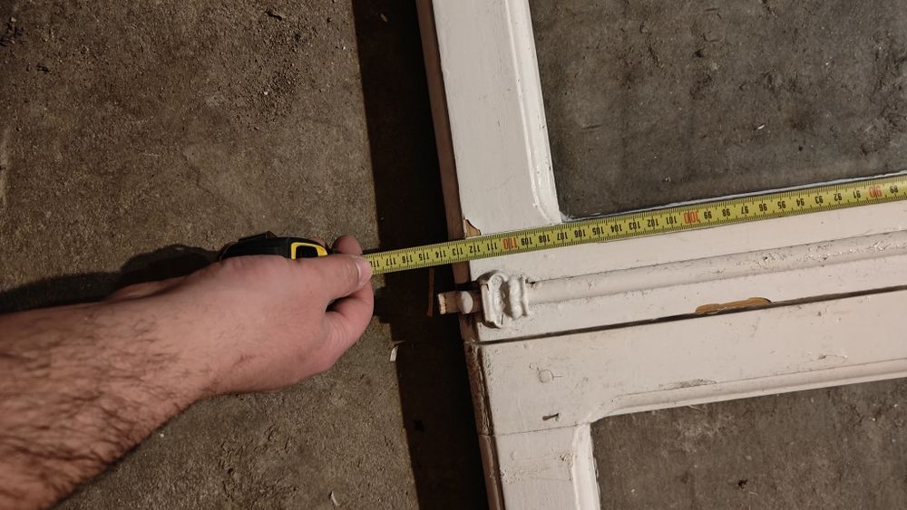 Janelas vintage de madeira