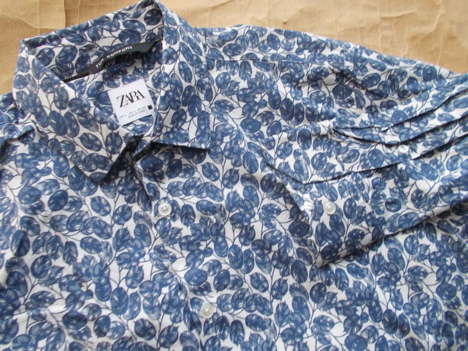 -M- ZARA PREMIUM Designerska Koszula Męska M 40 Portugalia