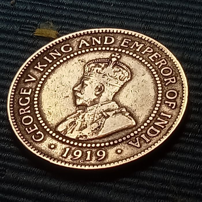 moeda one penny 1909 jamaica