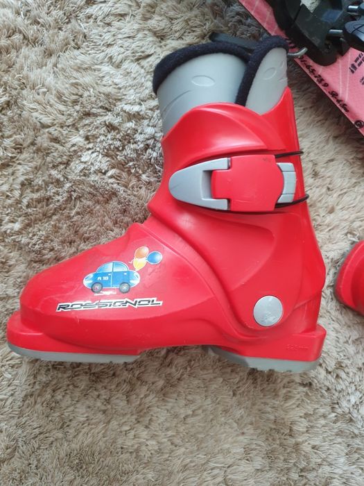 Narty 70cm + buty 18.5