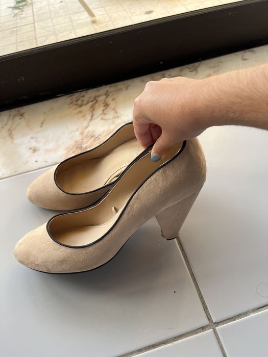 Sapatos de Salto alto Creme