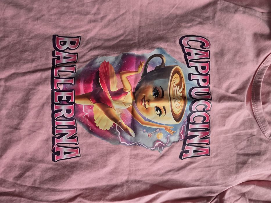 T-shirt dla dziewczynki ballerina cappuccino 8a new Collection