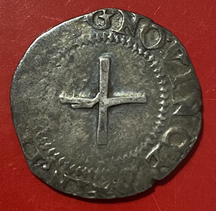 Moeda (2055) D. Sebastiao I I - 1/2 Tostao