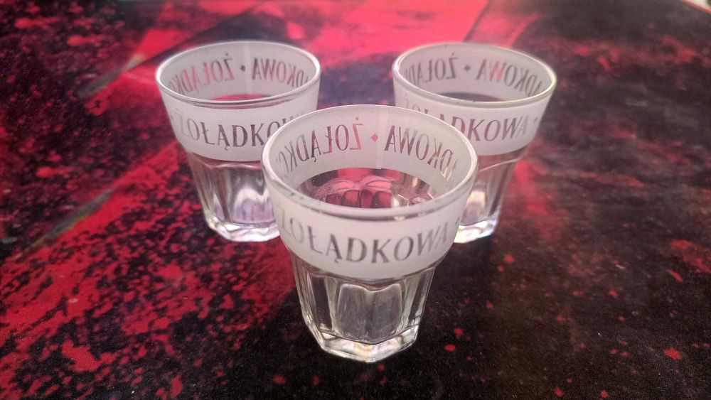 Kieliszki ŻOŁĄDKOWA edycja limitowana - 107 szt.