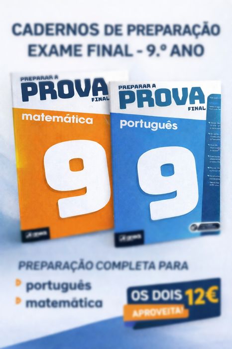 Cadernos de preparação para os exames finais de 9°ano