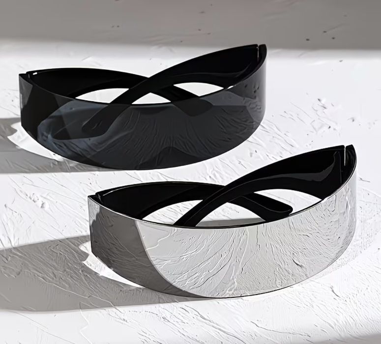 срібні сонцезахисні окуляри