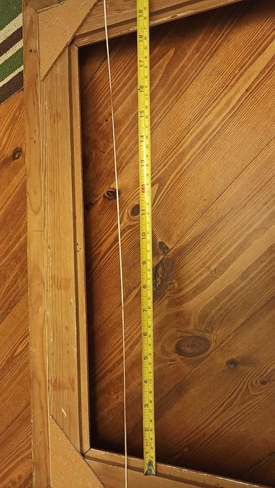 Drewniana rama złocona