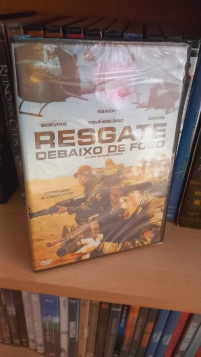 Dvd NOVO Resgate Debaixo de Fogo PLASTIFICADO Filme Stacy Keach