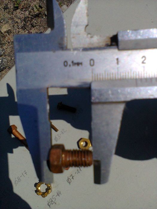 Болты , гайки /латунь-медь/ссср