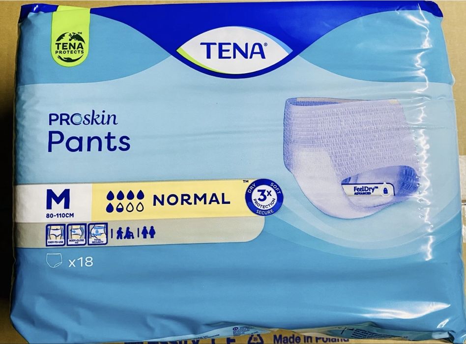 Pieluchomajtki Tena Proskin M  4*18 sztuk