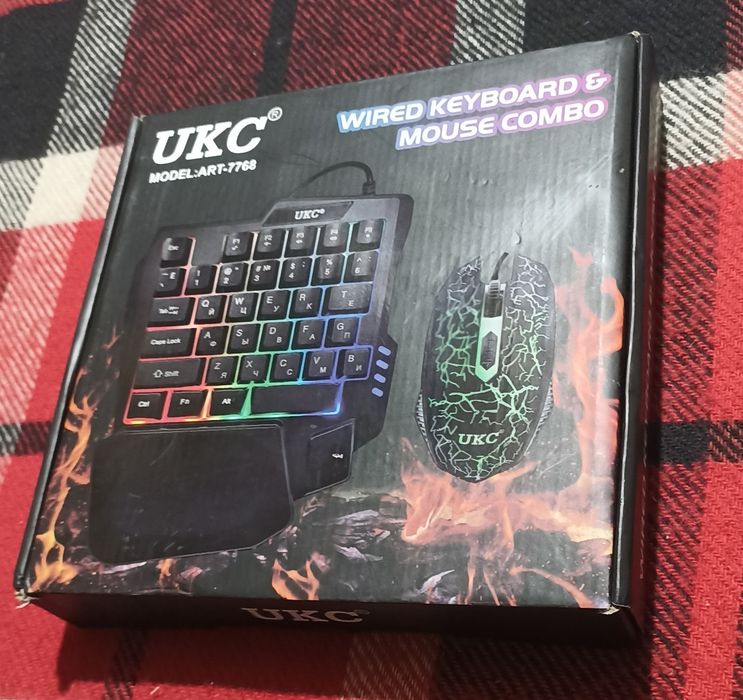 Ігрова клавіатура та мишка UKC ART 7768