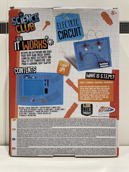 Jogo Circuitos Elétricos - Science Club INGLÊS / in English