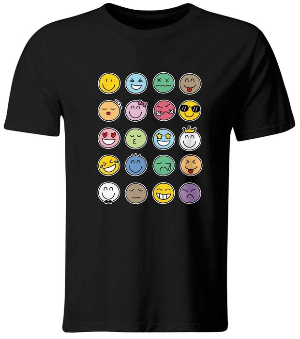 Koszulka dziecięca na Dzień Kropki, Emotki, roz. 104