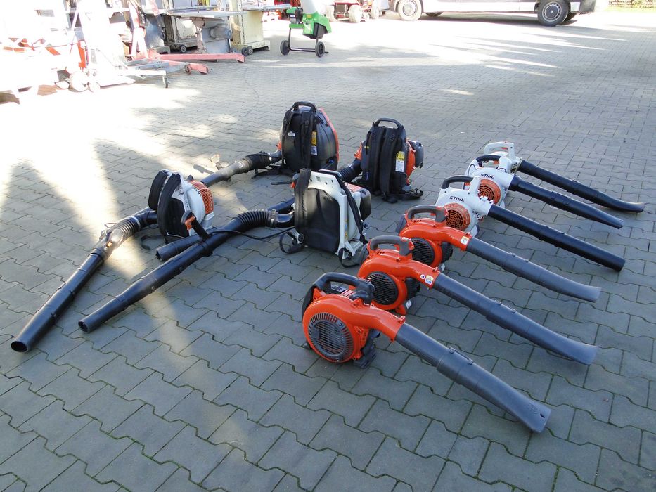 Dmuchawa spalinowa do trawy liści śniegu plecakowa STIHL Husqvarna