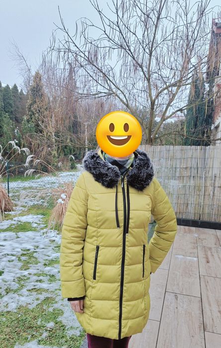 Damska kurtka zimowa XL CARRY plus chusta gratis
