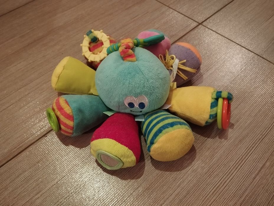 Maskotka sensoryczna grzechotka ośmiornica