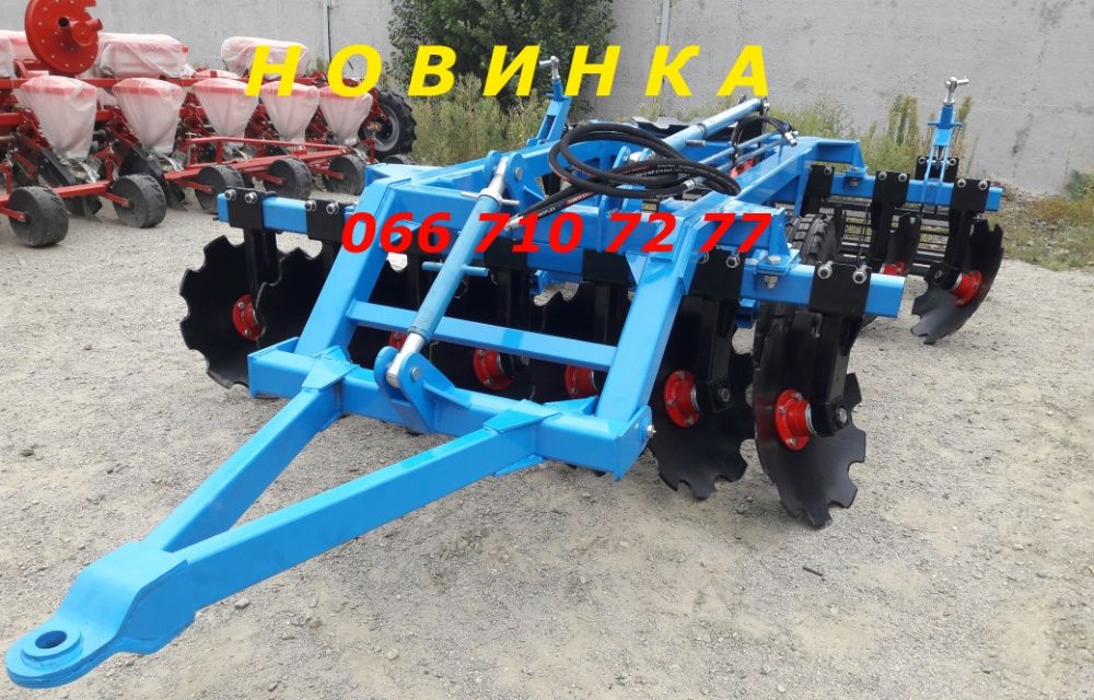 Причіпна борона БДФП-2.4 (колеса по середині борони) для МТЗ-82,892