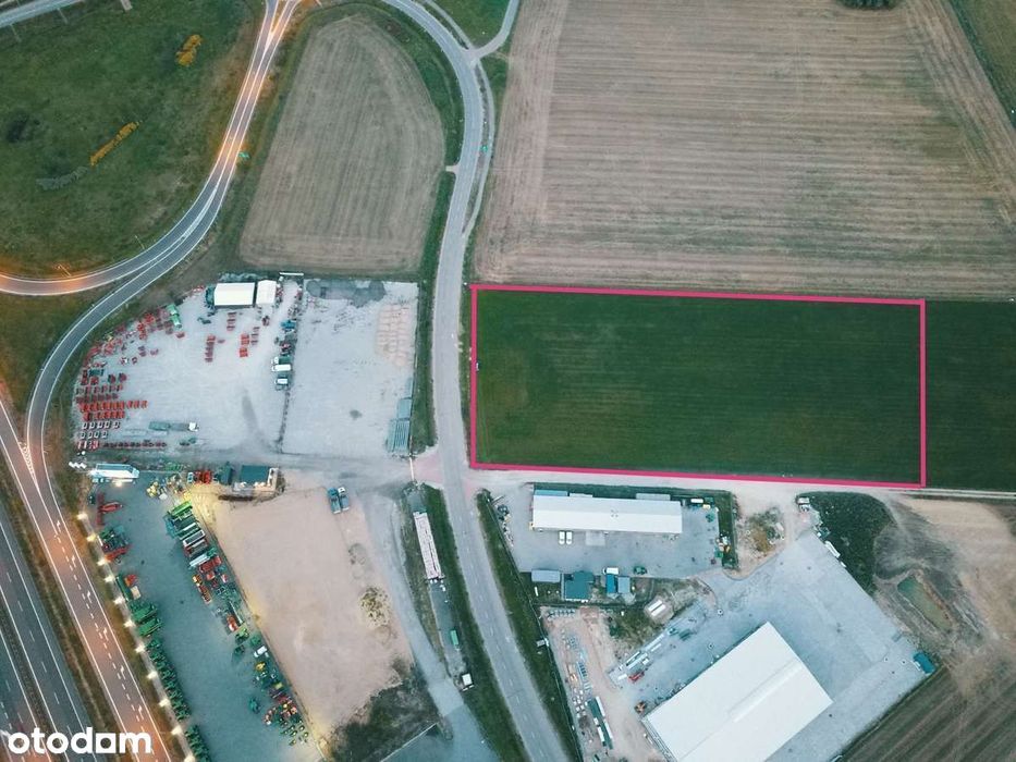 Działka Inwestycyjna (Usługowo–Produkcyjna) Przy Trasie S8 Rzędziany
