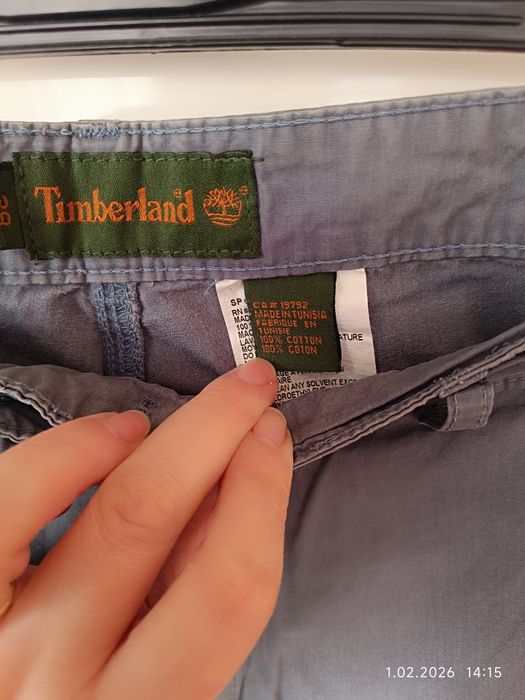 Szare spodenki męskie Timberland r 38 L