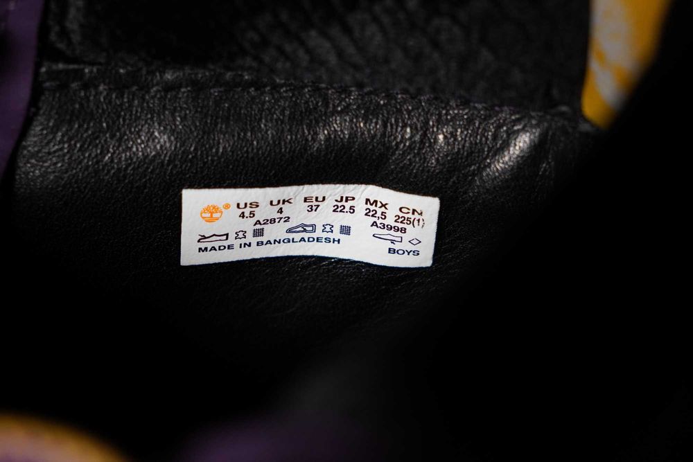 Ботинки Timberland (оригинал, из США), коллекция NBA, б\у 37 размер