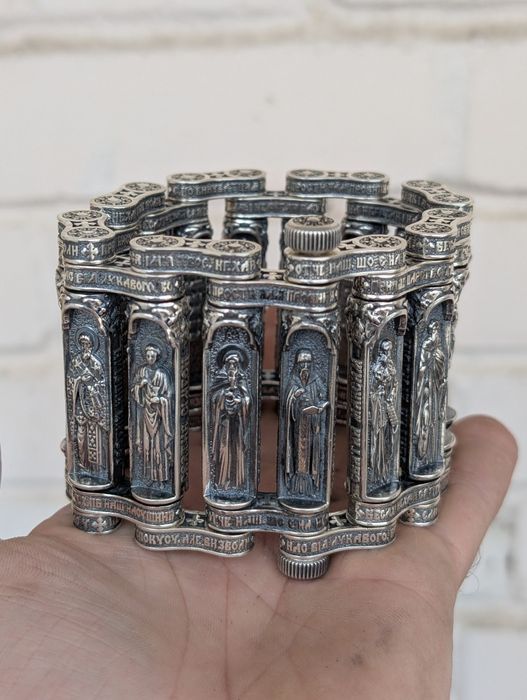 Ексклюзив браслет 550г чоловічий срібний мужской серебряний 925