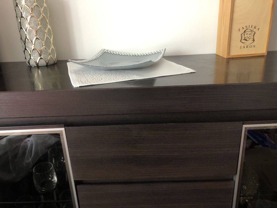 Zestaw Komoda z witryna