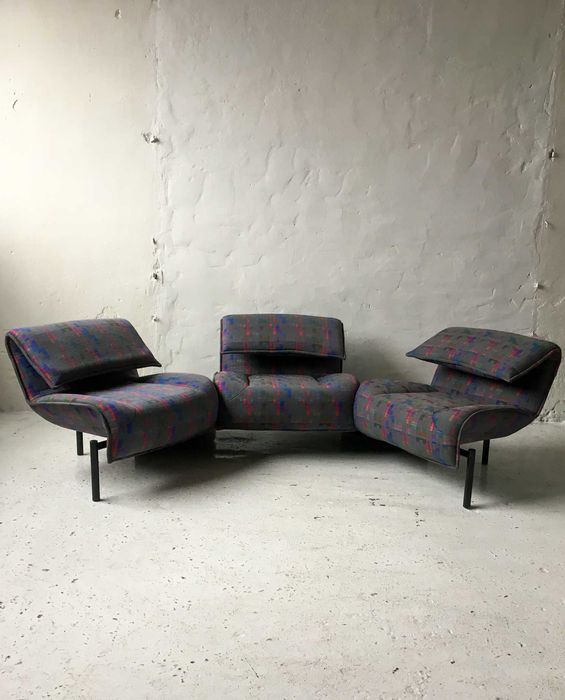 Cassina włoska sofa Veranda Vico Magistretti lata 80 vintage design