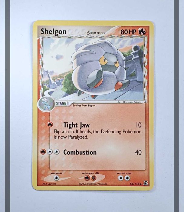 Shelgon δ Delta Species 53/113 DS Pokemon ENG-NM