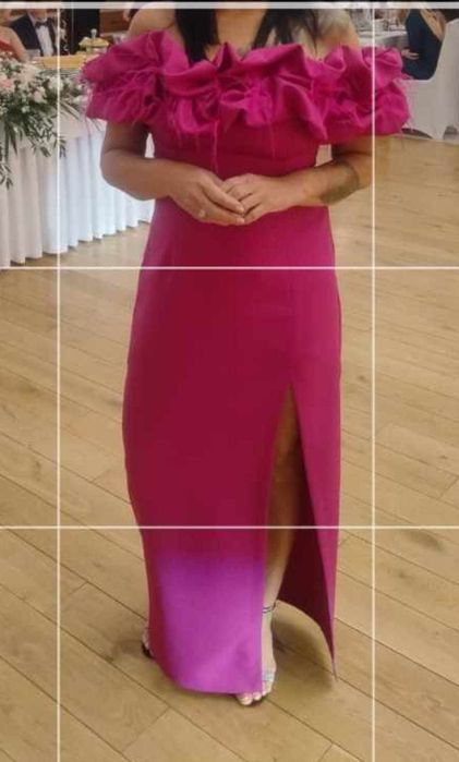 Sukienka Bella Hiszpanka z Piórami.