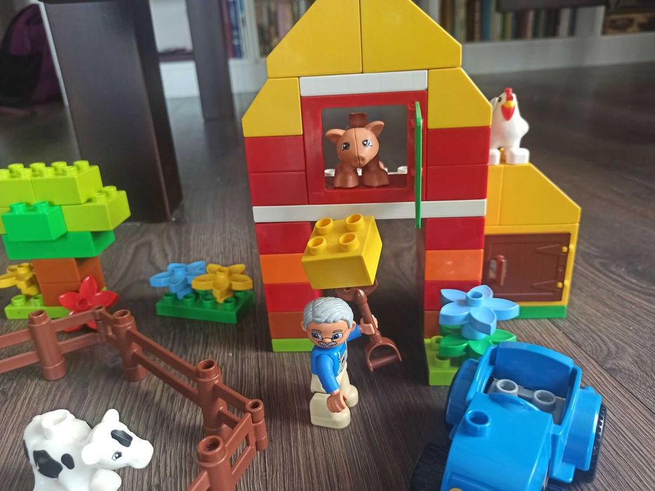 zestaw farma lego duplo numer katalogowy 6141 kompletny (62 elementy)