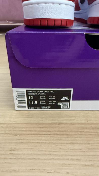 Nike SB dunk low pro red chicago retro