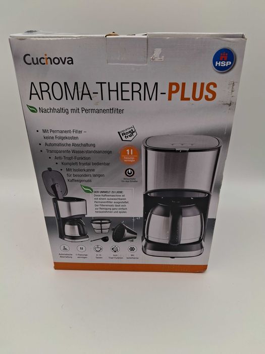 Ekspres przelewowy z dzbankiem termicznym Cucinova Jak nowy!