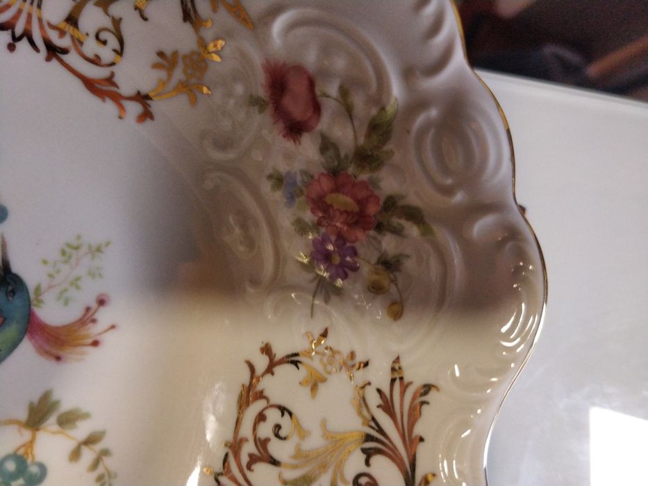 Elegante Taça de Porcelana Hutschenreuther Arzberg