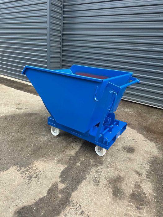 Kontener samowyładowczy 0,3 m3, mulda, pojemnik, koleba na złom.