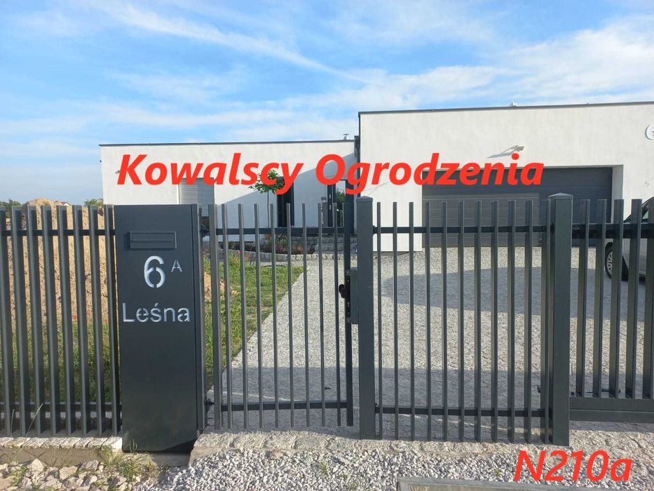 Ogrodzenia  Grzebieniowe Nowoczesne Bramy Przęsła Montaż