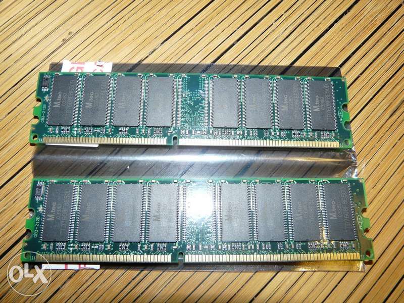 2 Triudus Memory Modules (2x512MB) PC3200424292536582164482