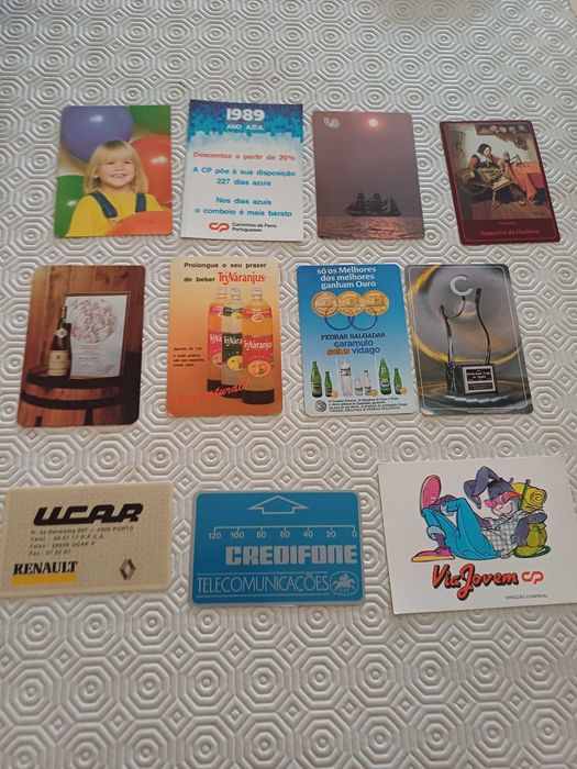 Coleção de calendários do ano 1988