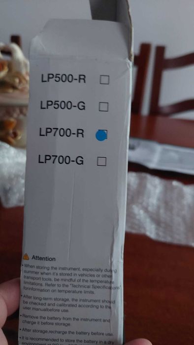 Recetor de laser rotativo, modelo LP700-R