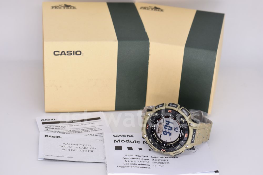 Casio Pro-Trek PRG-340SC-5E NEW ORIGINAL | Tough Solar | Triple-Sensor