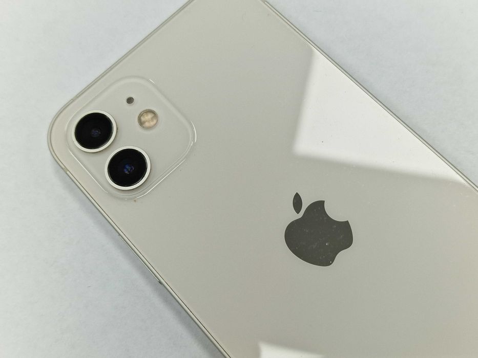 Iphone 12 128GB/ White/ Bat 80%/ Grade A- / Gwarancja + ładowarka