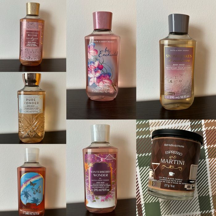Гель для душу/ свічка bath body works