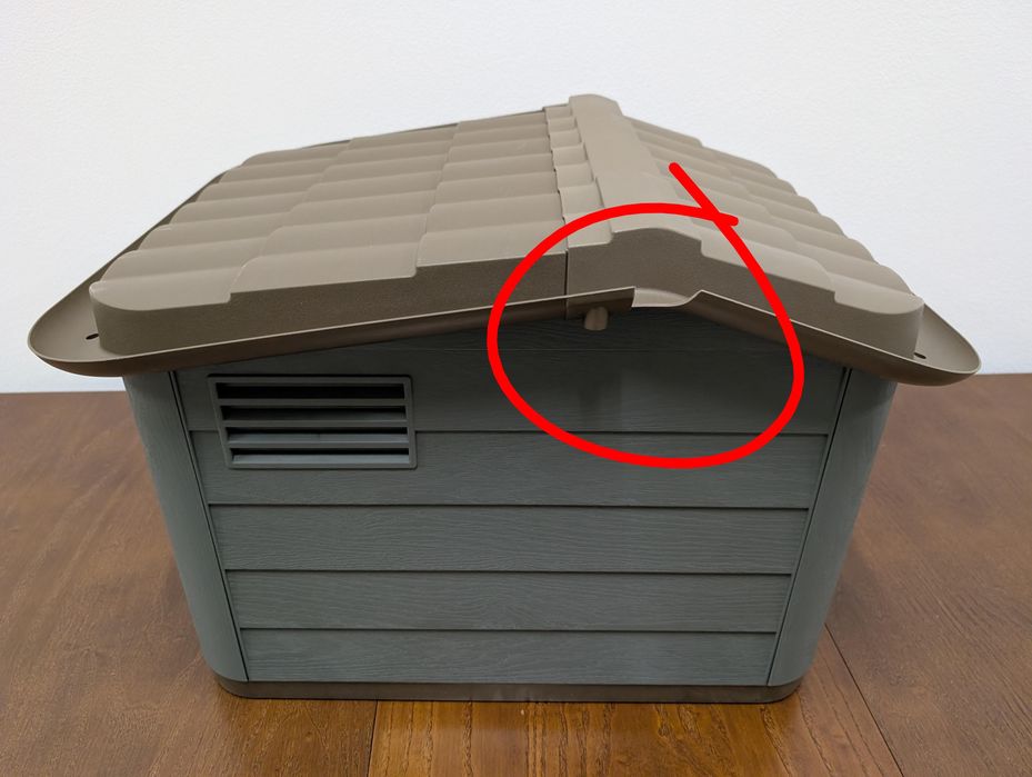 Kerbl Domek dla Kota Psa Paola Eco 60x51x41cm Niebiesko-Szary USZKODZO