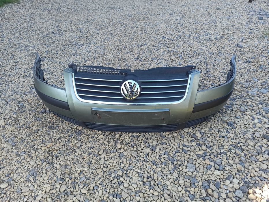 Zderzak przód Kpl GRILL Halogeny VW Passat B5 FL Lift 99-05.r LZ6W