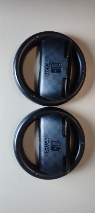 Conjunto de volantes originais nintendo switch