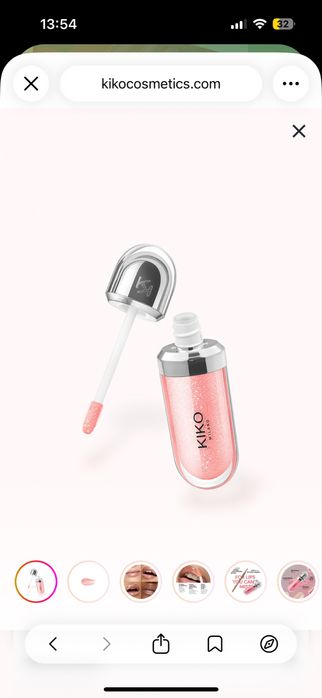 Блиск Kiko,відтінок 04,06