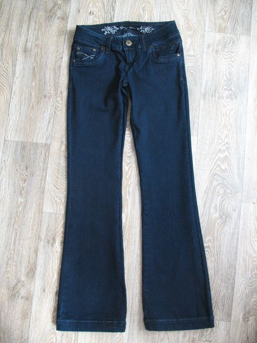 Spodnie - jeans - wyszczuplające - 36 S - biodra 90 cm